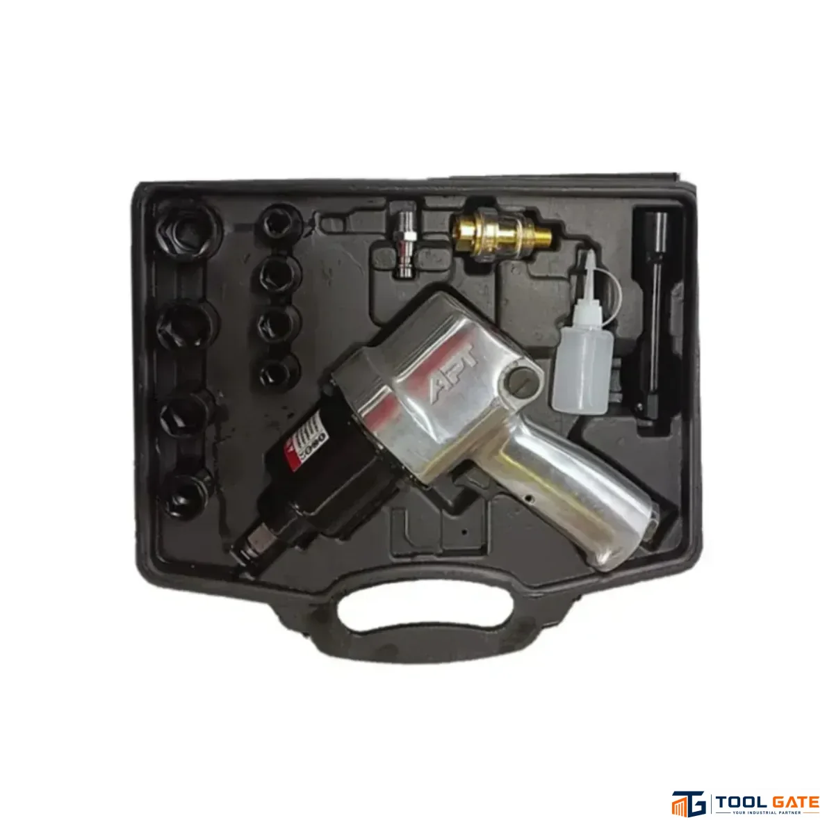 طقم مفتاح فك وربط هواء  1/2 بوصة 1000 نيوتن متر 13 قطعة APT DW30305-KIT