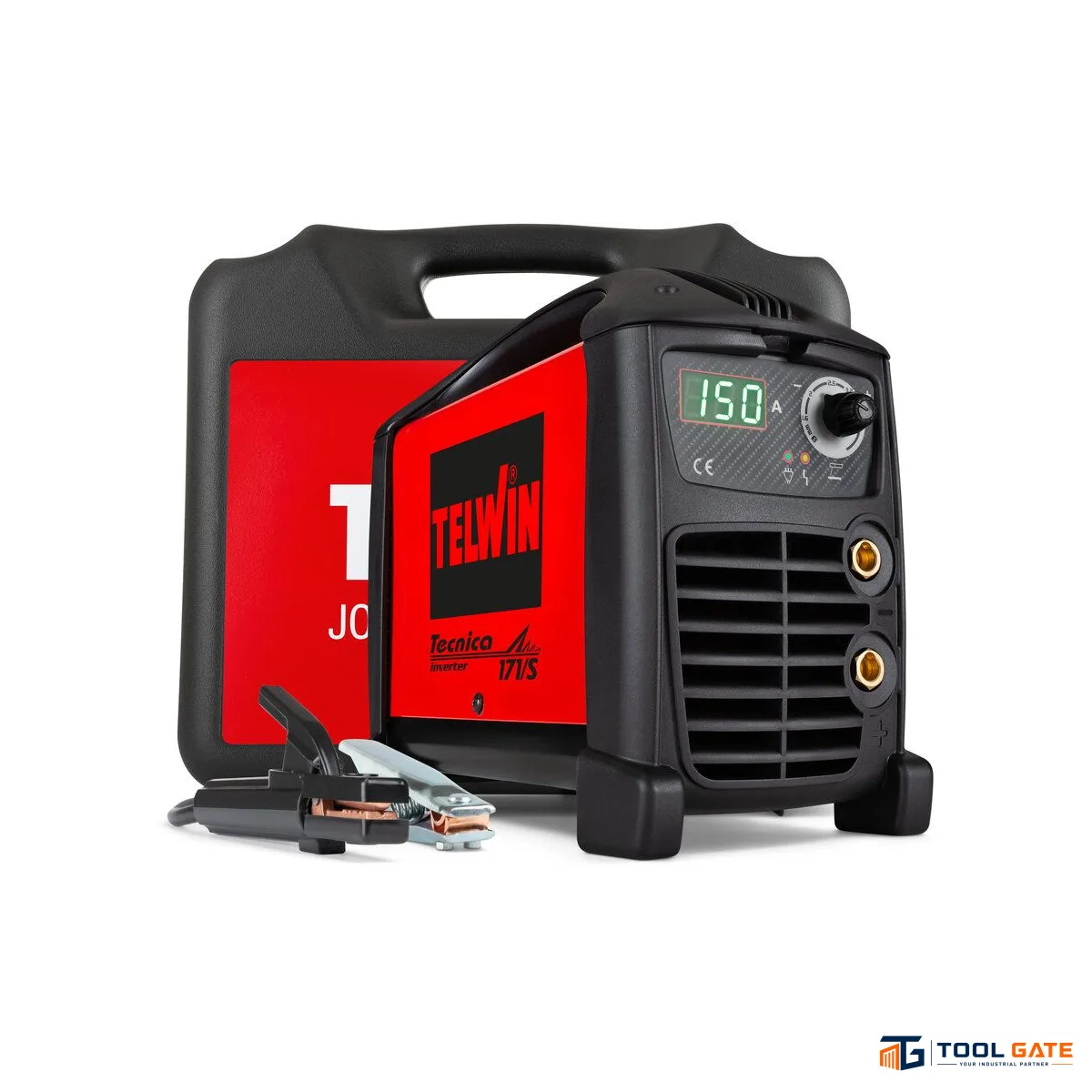 ماكينة لحام كهرباء انفرتر 150 أمبير + شنطة بلاستيك تيلوين ايطالي Telwin Tecnica 171/S DC – MMA / TIG