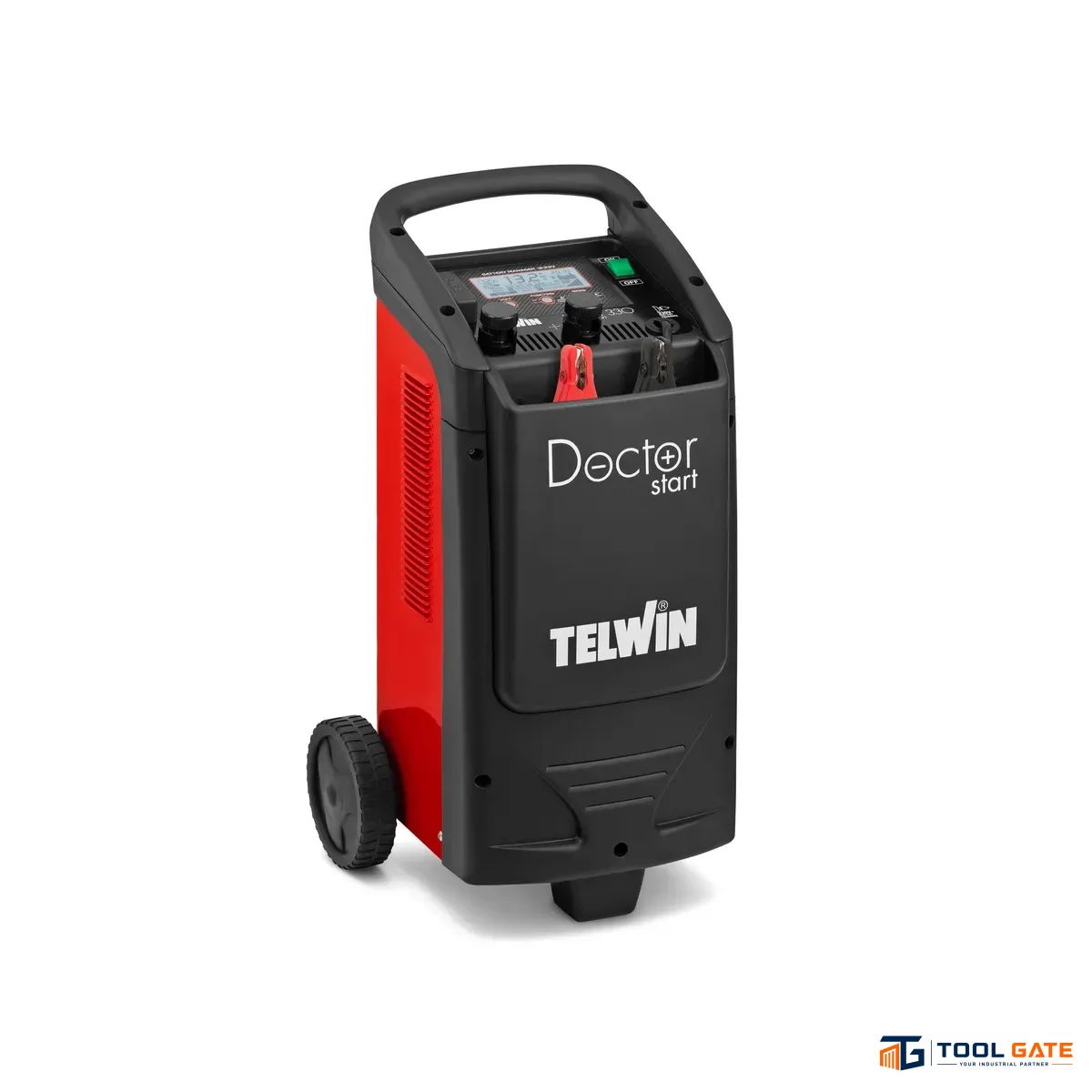 جهاز تونجر شحن وتقويم مارش تيلون ايطالي 300 أمبير 12/24 فولت Telwin DOCTOR START 330 – 12/24V Battery Charger & Starter 300A with LCD & Pulse Tronic