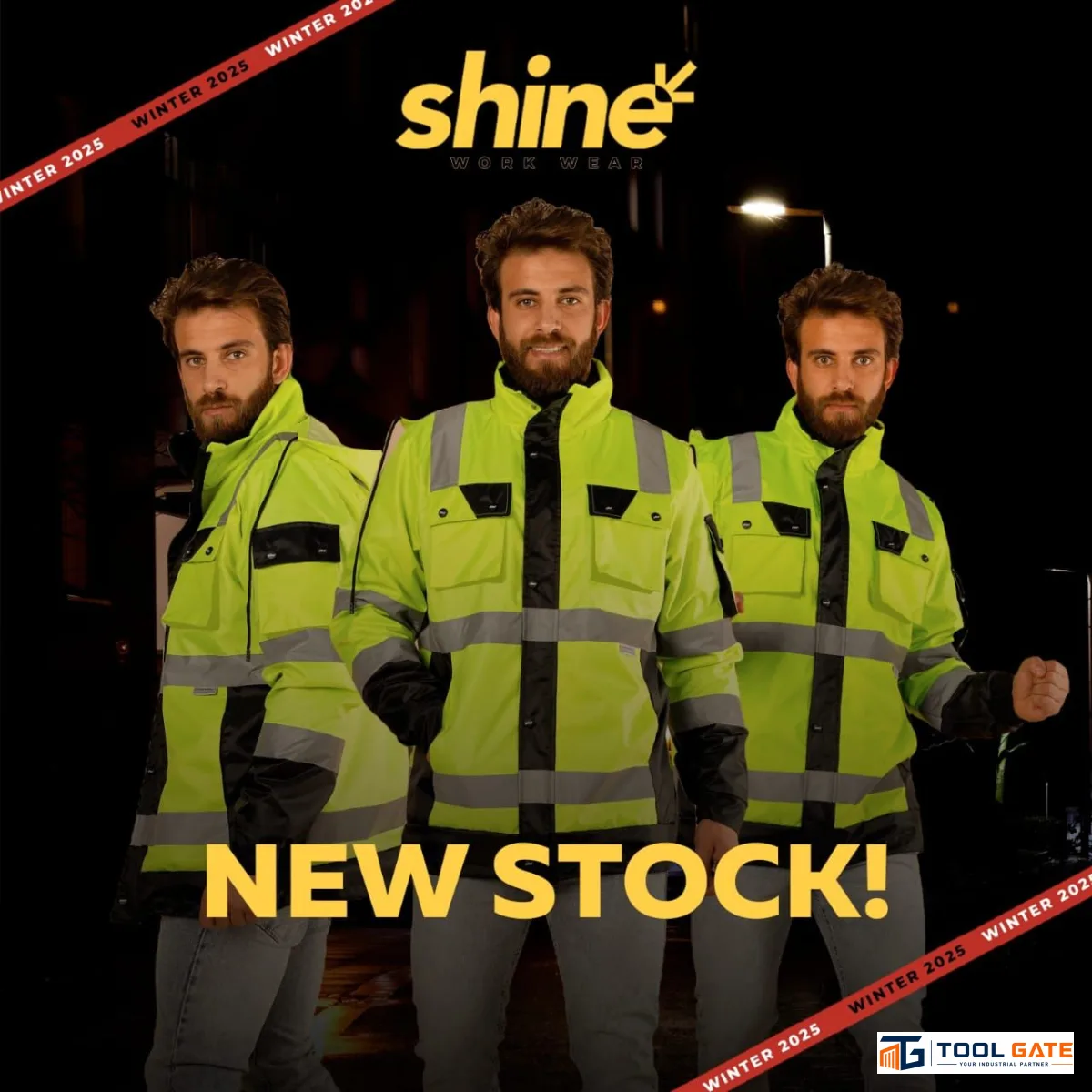 جاكيت مهندسين ووتر برووف مبطن فرو شاين SHINE 3M جودة عالية مقاسات