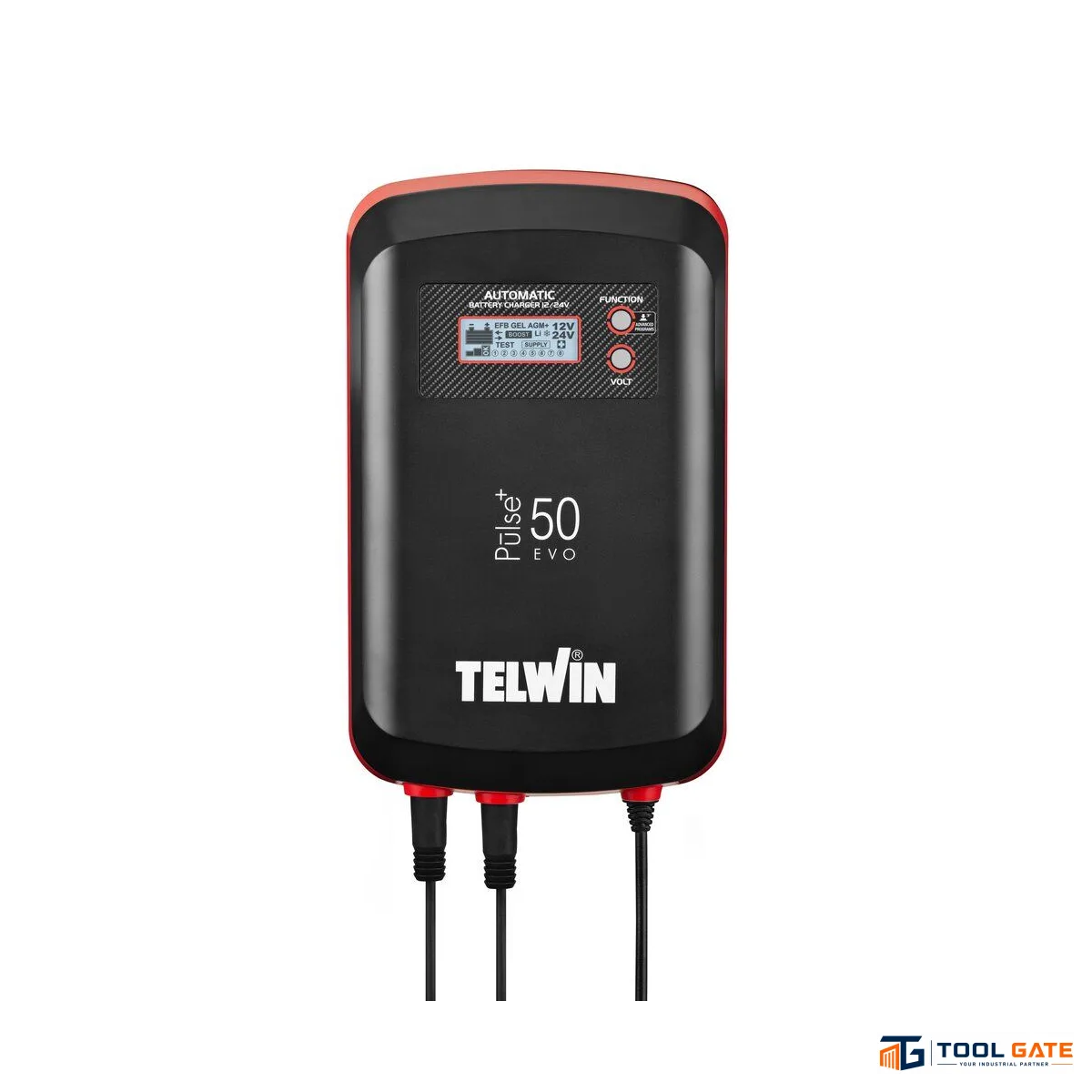 تنجر شحن وتقويم مارش 45 أمبير 12/24 فولت تيلوين ايطالي Telwin PULSE 50 – 12/24V 45A Multi-Functional Battery Charger, Maintainer & Tester with BOOST