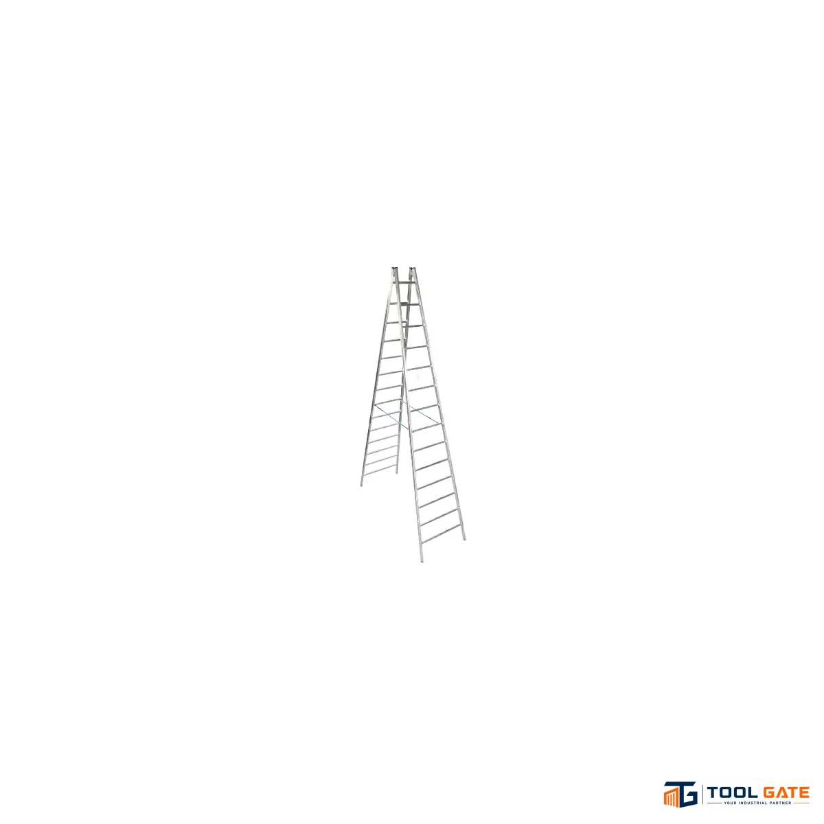 سلم ألومنيوم مزدوج METAFORM موديل 32-7 – ارتفاع 2.30 متر – 7 درجات