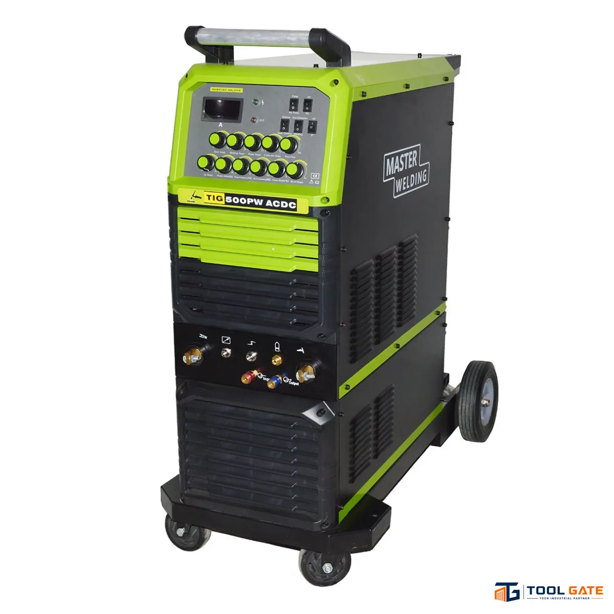 ماكينة لحام المونيوم ارجون بوحدة تبريد مياة إنفرتر صناعية هيفي ديوتي  MASTER TIG 500 قدرة 500 أمبير AC/DC