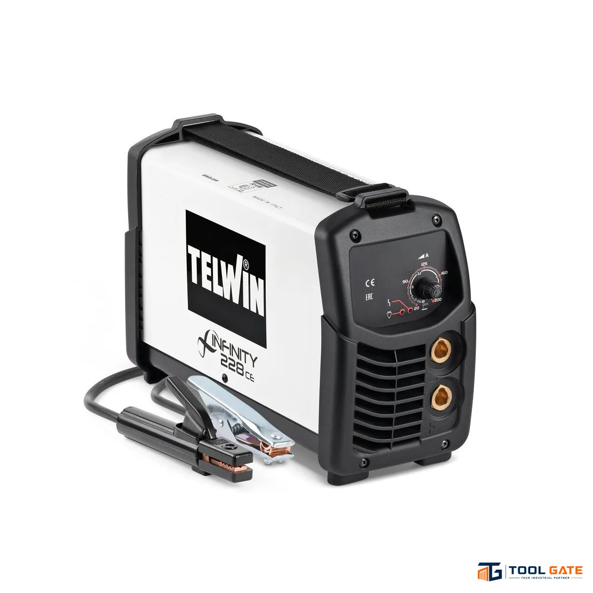 ماكينة لحام كهربا وارجون بلدي 200 امبير تيلوين ايطالي Telwin INFINITY 228 CE – 200 أمبير DC – MMA / TIG