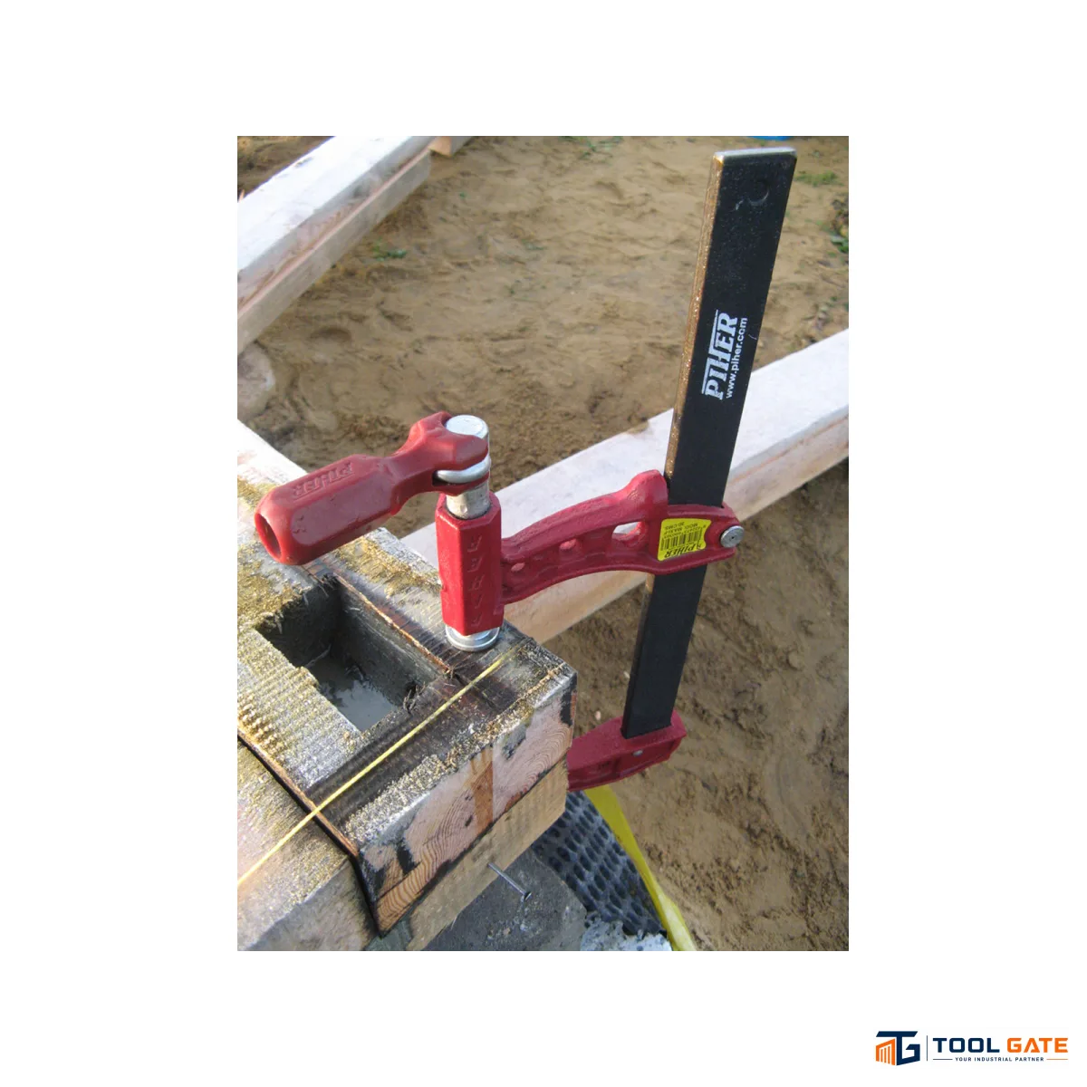 قمطة تثبيت PIHER Maxipress F Heavy-Duty Clamp بطول 80 سم وعمق فك 12 سم – موديل 60080