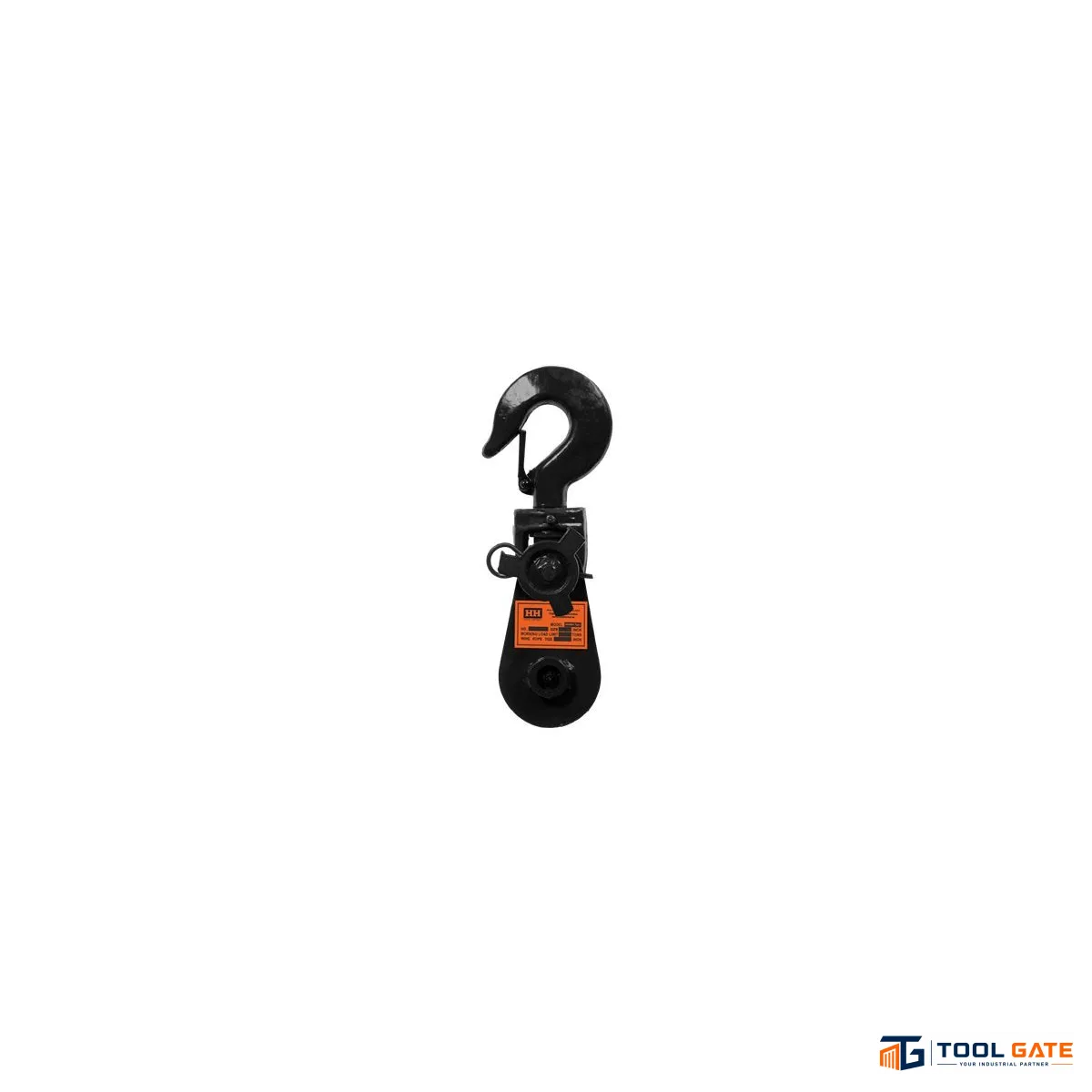 بكارة هوك انجليزي خدمة شاقة حمولة 2 طن للواير  Snatch Block Shackle with Hook قطر 3 بوصة HICTOOR HHSBH32