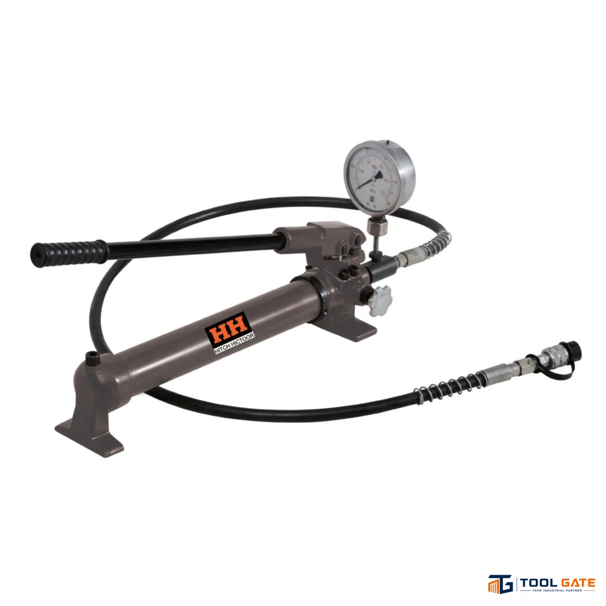 طلمبة هيدروليك يدوية 700 بار HITCH HICTOOR HHB-700B بعداد ضغط