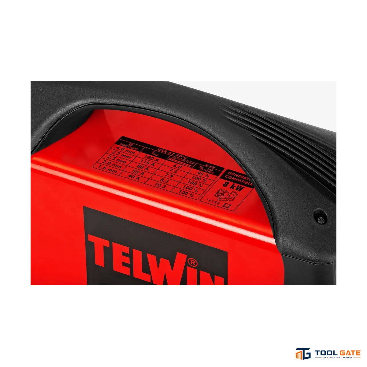 ماكينة لحام كهرباء انفرتر 180 امبير تيلون ايطالي Telwin TECNICA 211/S –  MMA / TIG DC – شاشة LCD – شنطة بلاستيك