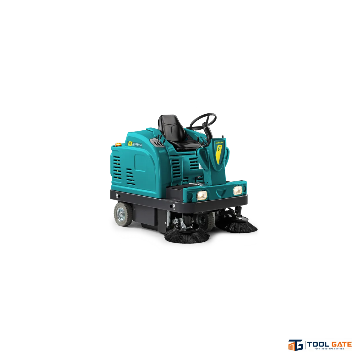 ماكينة كنس أرضيات شوارع وممرات قيادة Eureka XTREMA EB – بطارية