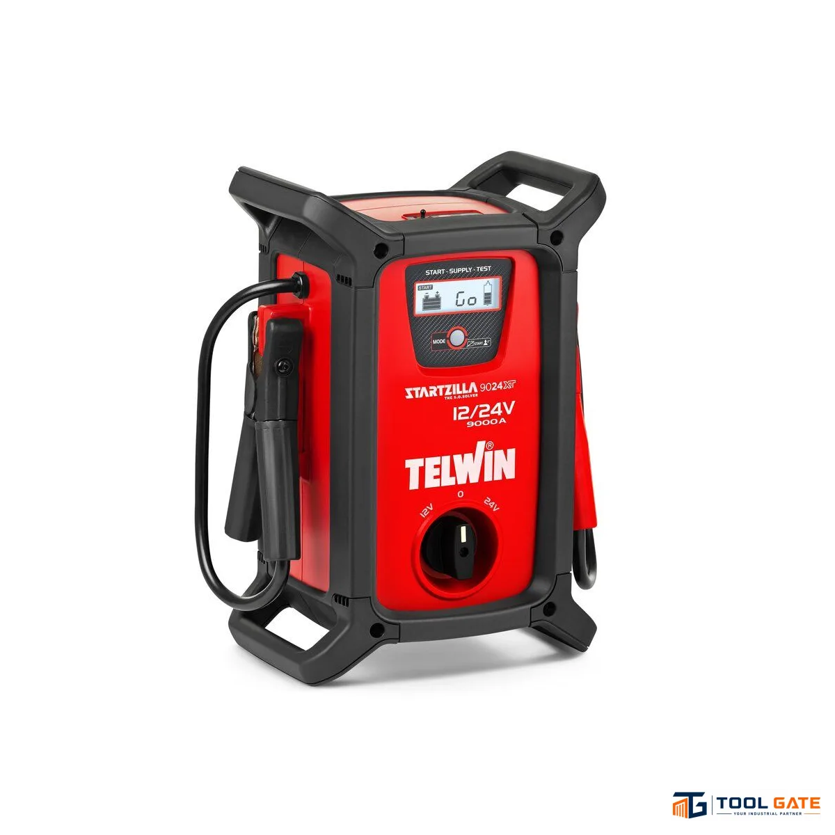 تونجر باور بانك شحن وتقويم مارش 12 / 24 فولت تيلون ايطالي  Telwin STARTZILLA 9024 XT – Professional 12/24V Lithium Jump Starter 9000A