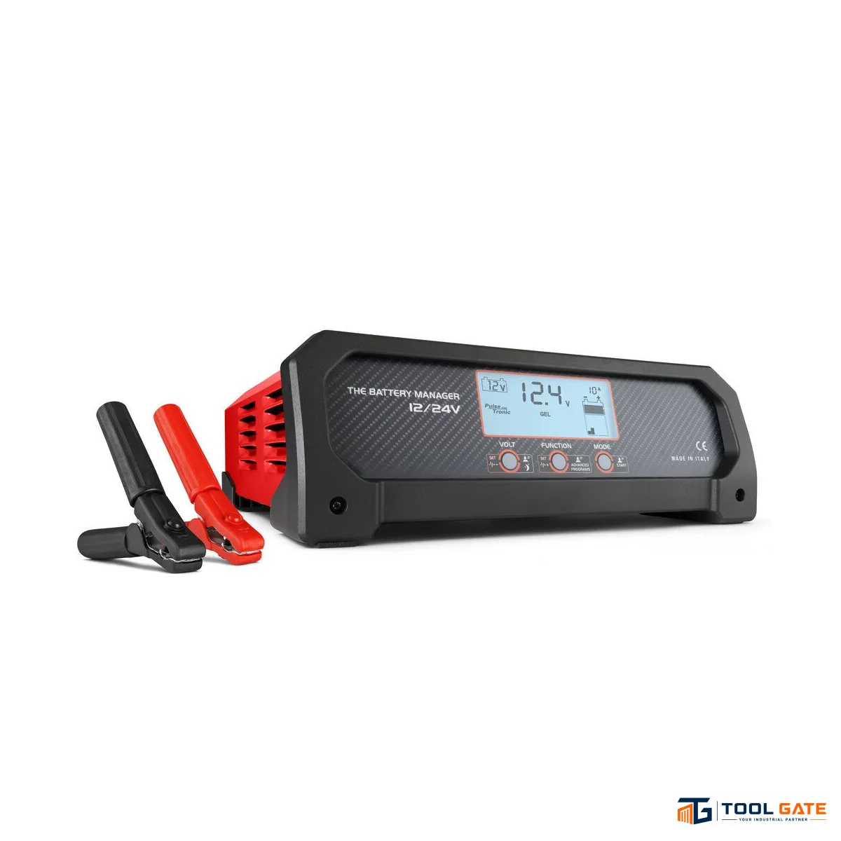 تونجر فحص بطاريات وشحن وتقويم مارش 12/24 فولت 140 أمبير Telwin DOCTOR CHARGE 130 – Professional 12/24V 140A Battery Manager