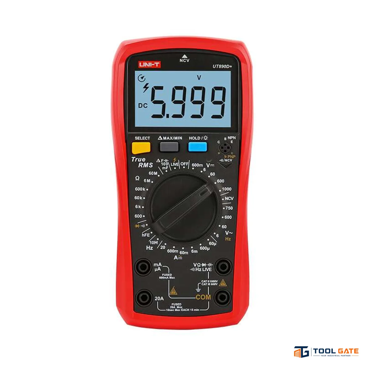 ملتيميتر ديجيتال True RMS 6000 Count 1000V UNI-T UT890D+
