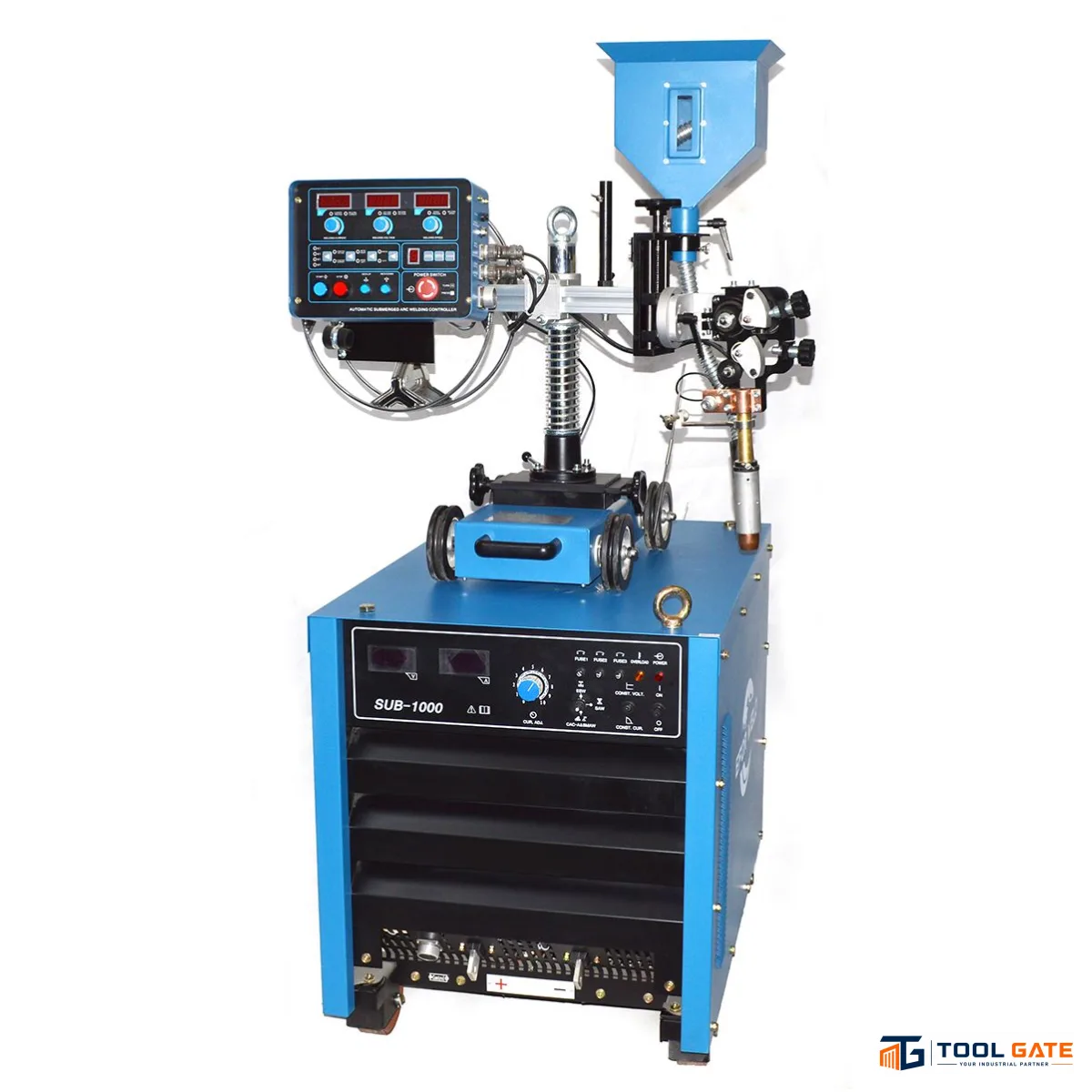 ماكينة لحام أوتوماتيك 1000 أمبير بالتراكتور صب ميرجد Submerged Arc Welding EFORWELD 1000A للحام الصناعي الثقيل