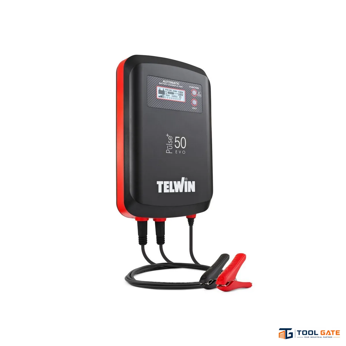 تنجر شحن وتقويم مارش 45 أمبير 12/24 فولت تيلوين ايطالي Telwin PULSE 50 – 12/24V 45A Multi-Functional Battery Charger, Maintainer & Tester with BOOST