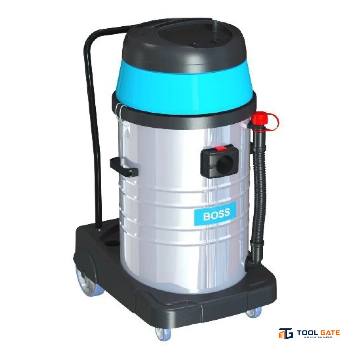 مكنسة شفط مياه وأتربة BOSS 70/3 WD – 3 مواتير 1200 وات وتانك استانلس 70 لتر