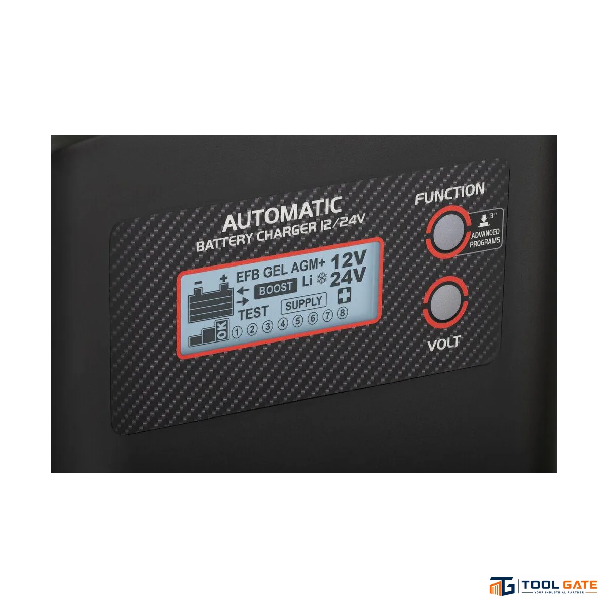 تونجر شحن بطاريات 400 أمبير 6/12/24 فولت تيلوين ايطالي Telwin PULSE 30 – 6/12/24V Electronic Battery Charger & Tester