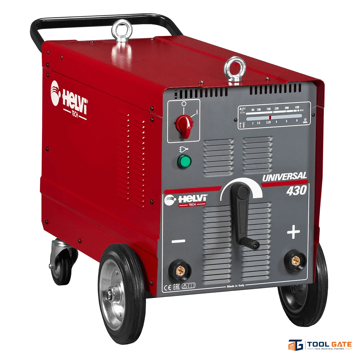 ترانس لحام كهربا DC هيلفي ايطالي 370 أمبير HELVI UNIVERSAL 400 370A Professional Three-Phase DC MMA Welding Machine