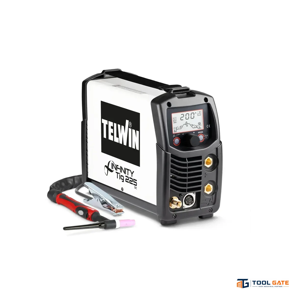 ماكينة لحام انفرتر كهربا وارجون تيلون ايطالي 200 امبير 220 فولت Telwin Infinity TIG 225 DC + Accessories