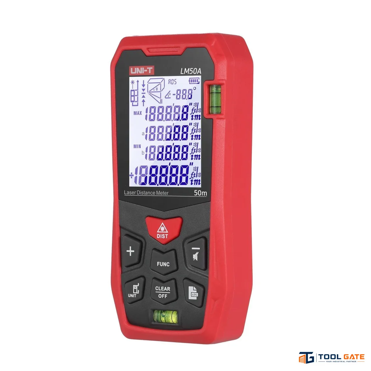 جهاز قياس المسافة بالليزر UNI-T LM50A مدى 50 متر