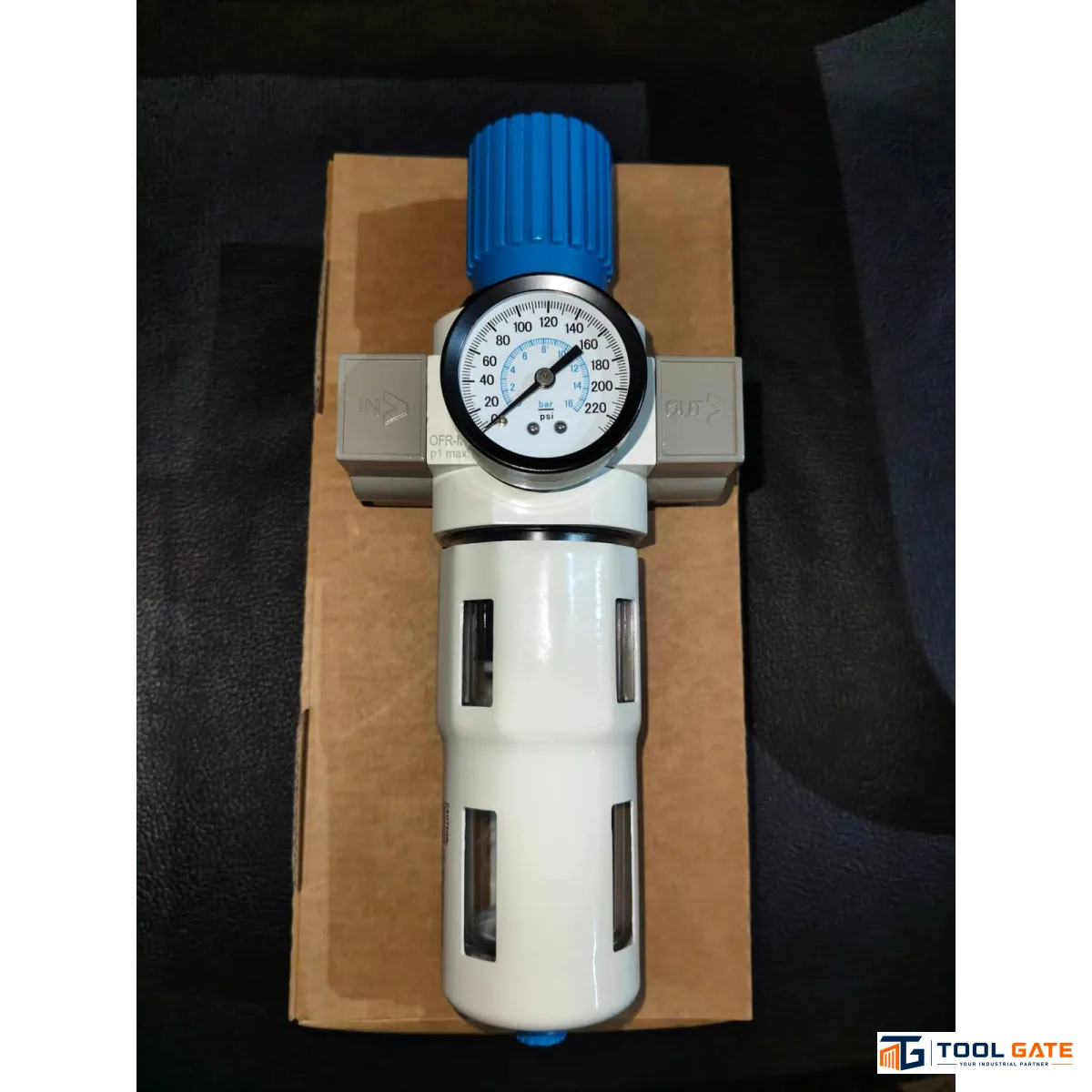 منظم ضغط هواء ايطالي  1 بوصة ضغط عالي 16 بار OFR-MAX