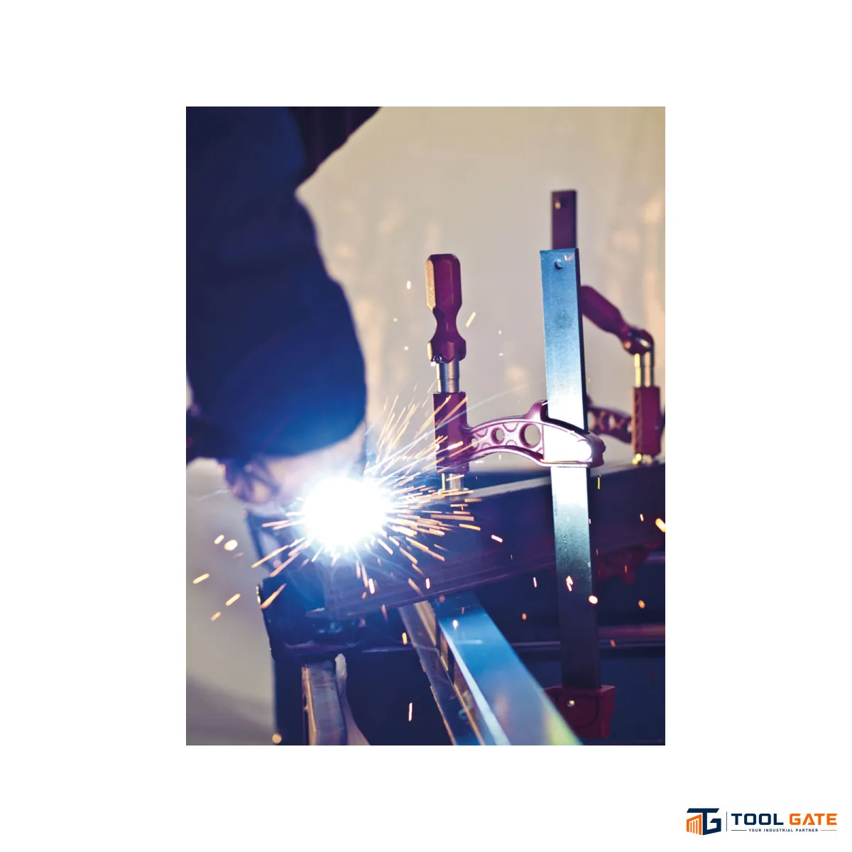 قمطة تثبيت PIHER Maxipress F Heavy-Duty Clamp بطول 60 سم وعمق فك 12 سم – موديل 60060