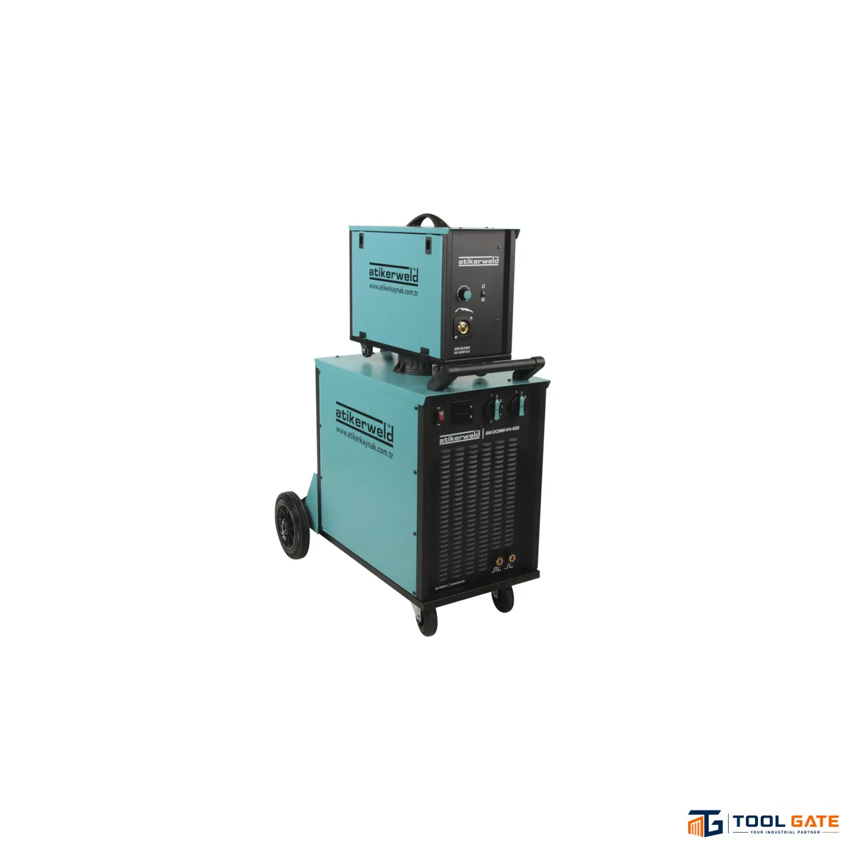 ماكينة لحام نص اوتوماتيك  MIG/MAG تبريد هوا 400 أمبير اتيكر تركي واير فيدر خارجي ‏ATIKER WELD AW-DCMM-VH-400 + AW-SVH01