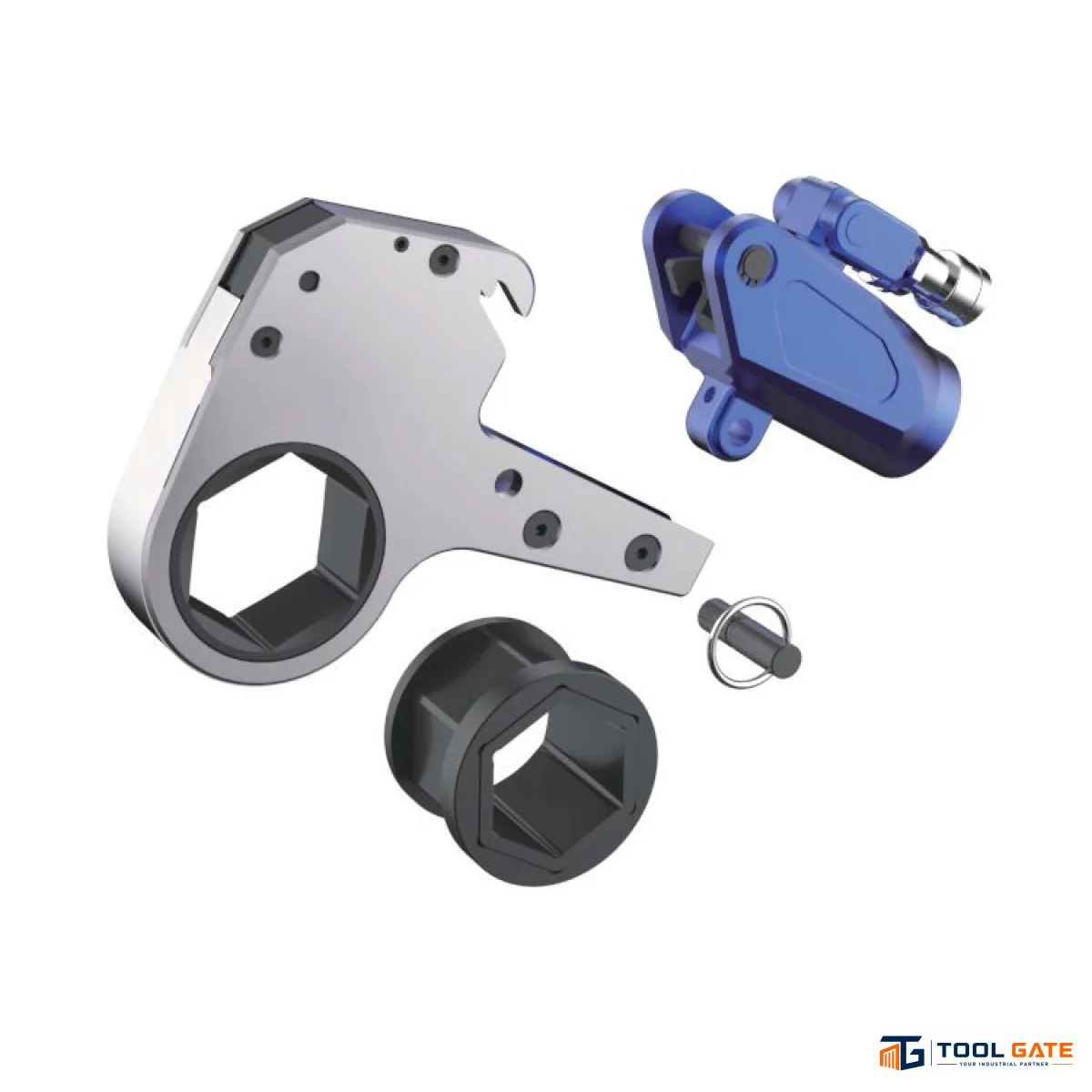 مفتاح عزم هيدروليكي منخفض الارتفاع HITCH HICTOOR HHBS-K2 عزم حتى 2414 نيوتن متر