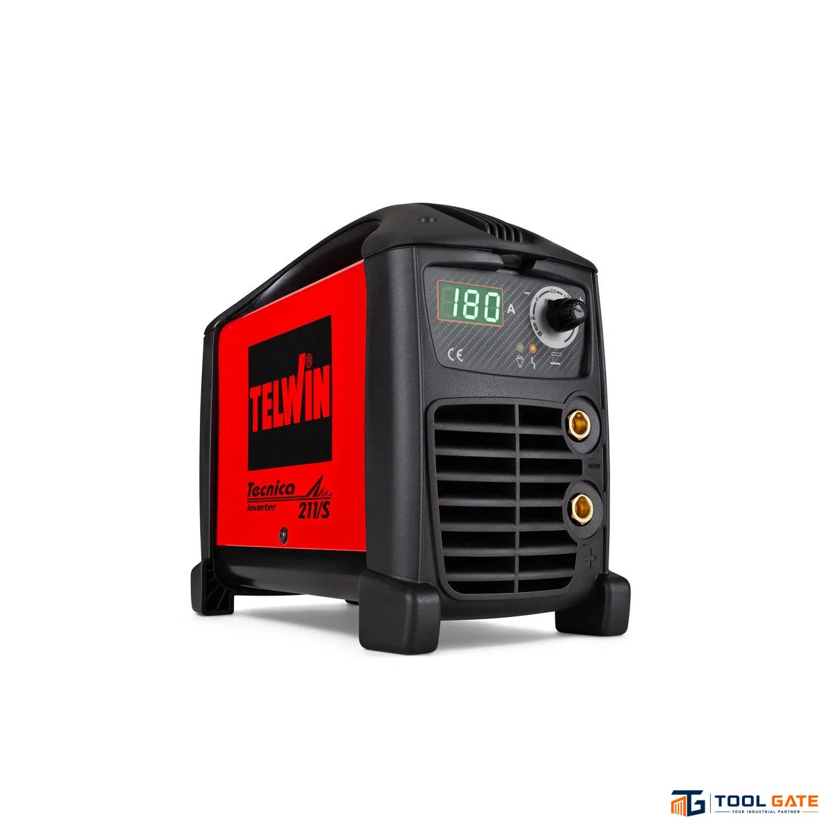 ماكينة لحام كهرباء انفرتر 180 امبير تيلون ايطالي Telwin TECNICA 211/S –  MMA / TIG DC – شاشة LCD – شنطة بلاستيك