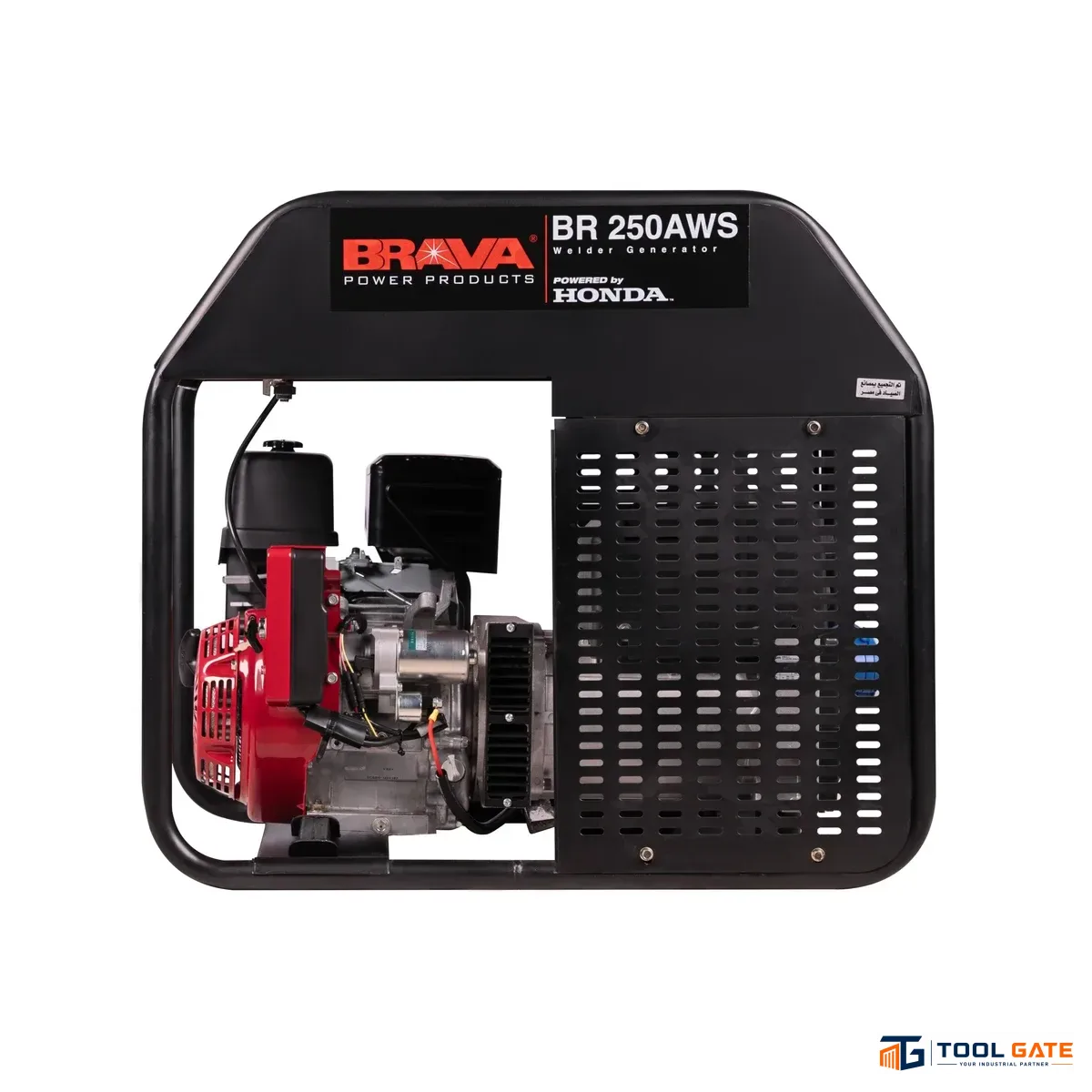 ماكينة لحام ومولد برافا 200 أمبير 7 ك.ف.أ بمحرك هوندا GX390 BR 250 AWS