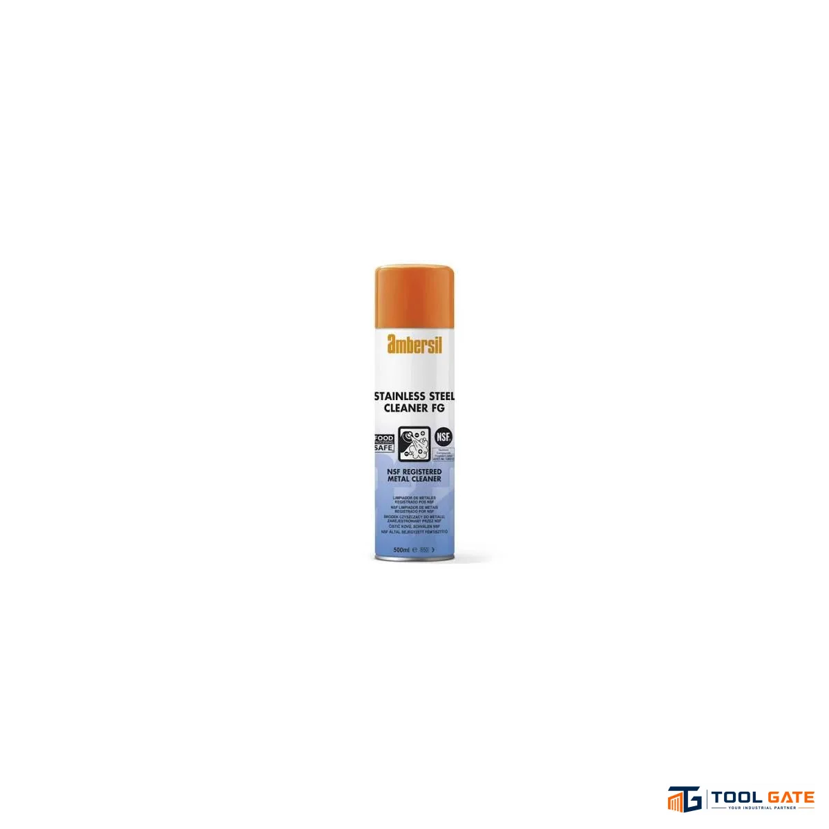 منظف ومزيل دهون الستانلس ستيل AMBERSIL STAINLESS STEEL CLEANER FG