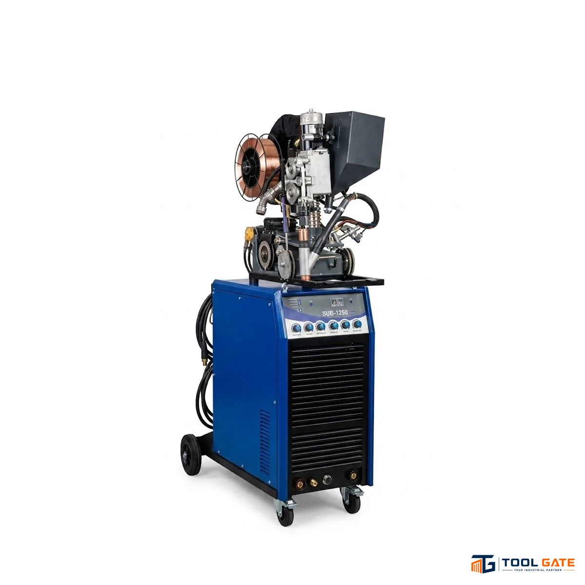 ماكينة لحام أوتوماتيك 1250 أمبير بالتراكتور صب ميرجد Submerged Arc Welding MAKUTEA 1250A للحام الصناعي الثقيل