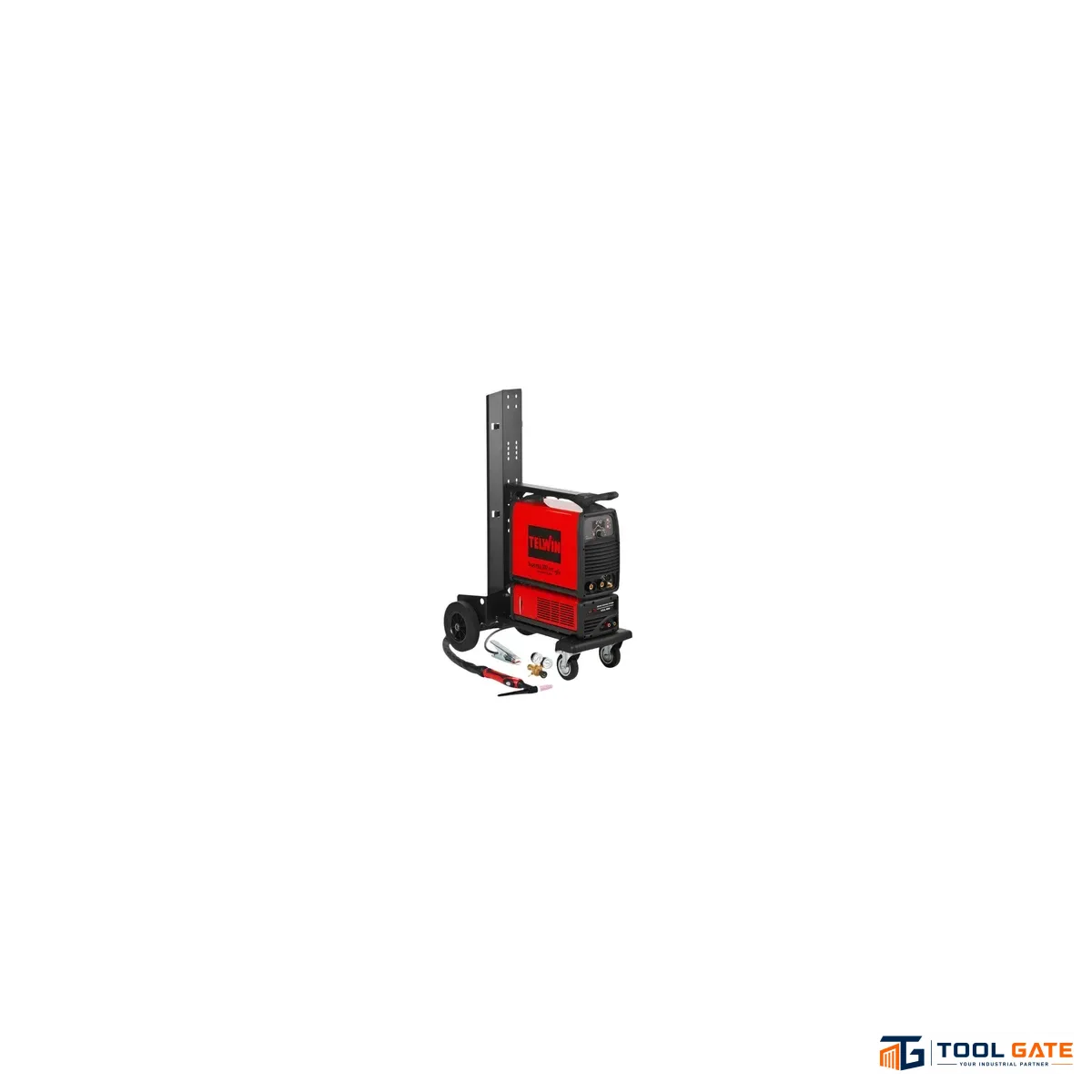 ماكينة لحام ارجون خدمة شاقة AC/DC للحام جميع المعادن تبريد مياة بالترولي Telwin Super TIG 302 AC/DC AQUA + Trolley