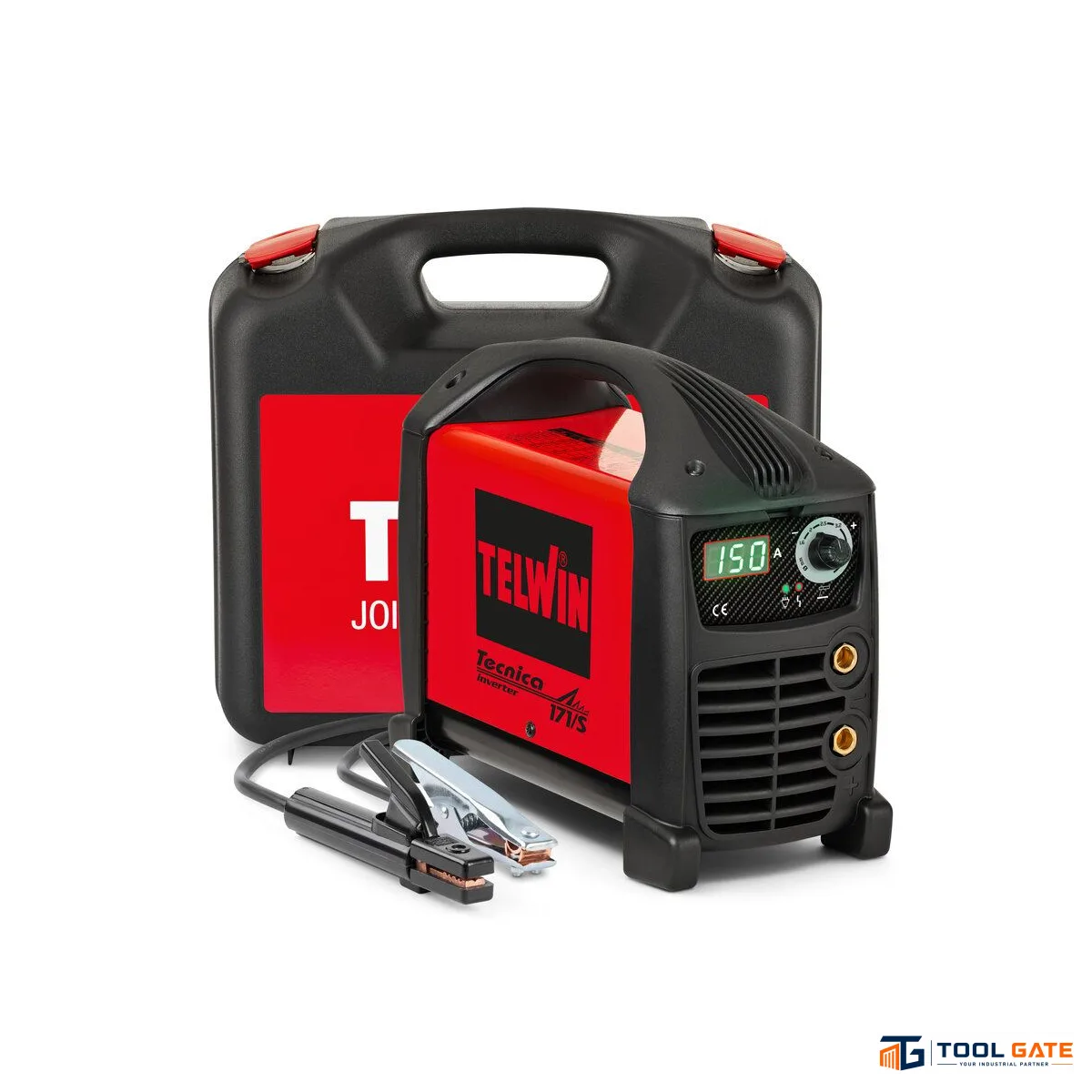 ماكينة لحام كهرباء انفرتر 150 أمبير + شنطة بلاستيك تيلوين ايطالي Telwin Tecnica 171/S DC – MMA / TIG