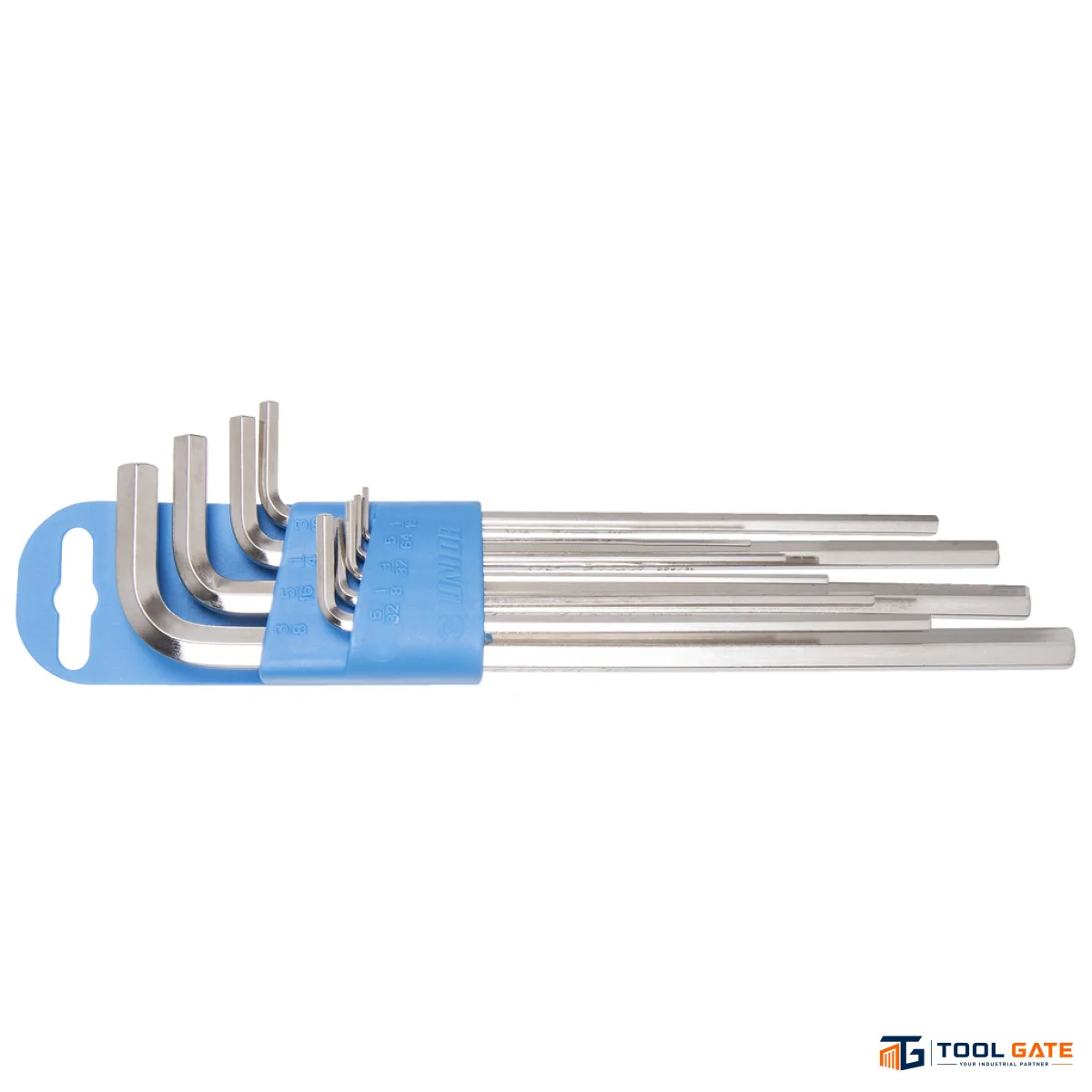 طقم مفاتيح ألن - Hex Wrench Set طويل 9 قطع 1.5–10 مم يونيور سلوفيني موديل 220/3LPH