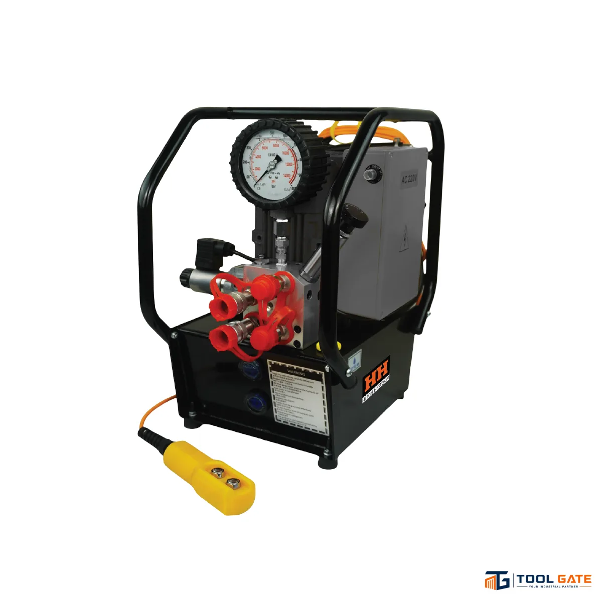 طلمبة هيدروليك كهرباء لمفتاح العزم HITCH HICTOOR HE5TW ضغط 700 بار موتور 1.5 كيلو وات