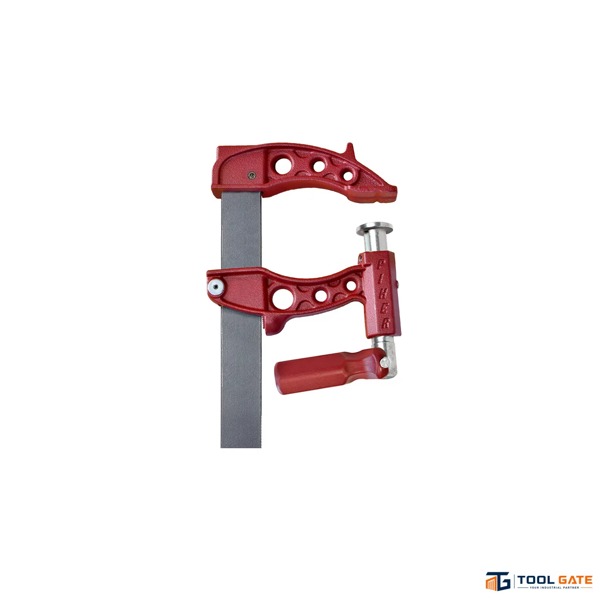 قمطة تثبيت PIHER Maxipress F Heavy-Duty Clamp بطول 80 سم وعمق فك 12 سم – موديل 60080