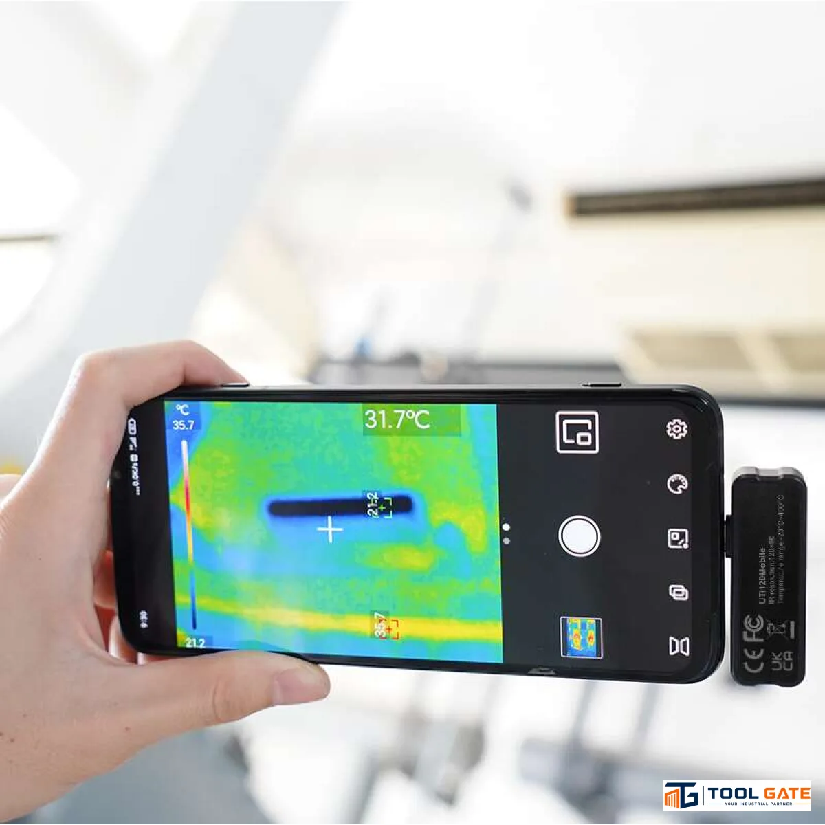 كاميرا حرارية للموبايل أندرويد 120×90 بكسل UNI-T UTi120M