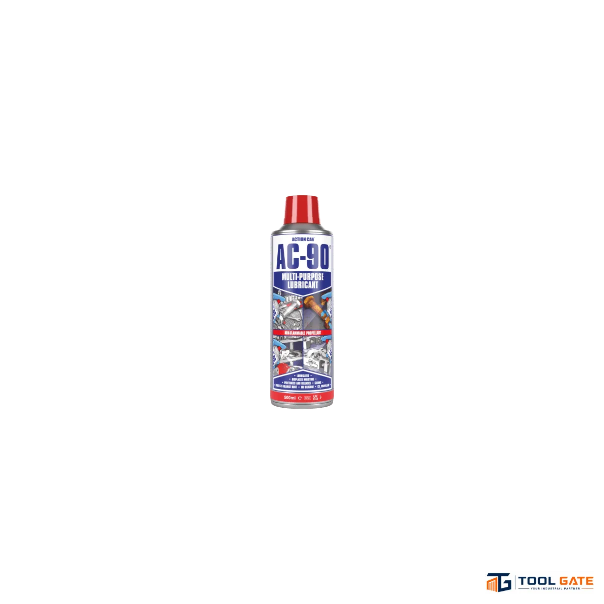 مزيل صدأ وزيت متعدد الاستخدامات للحماية والتزييت وطرد الرطوبة ACTION CAN AC-90 LPG