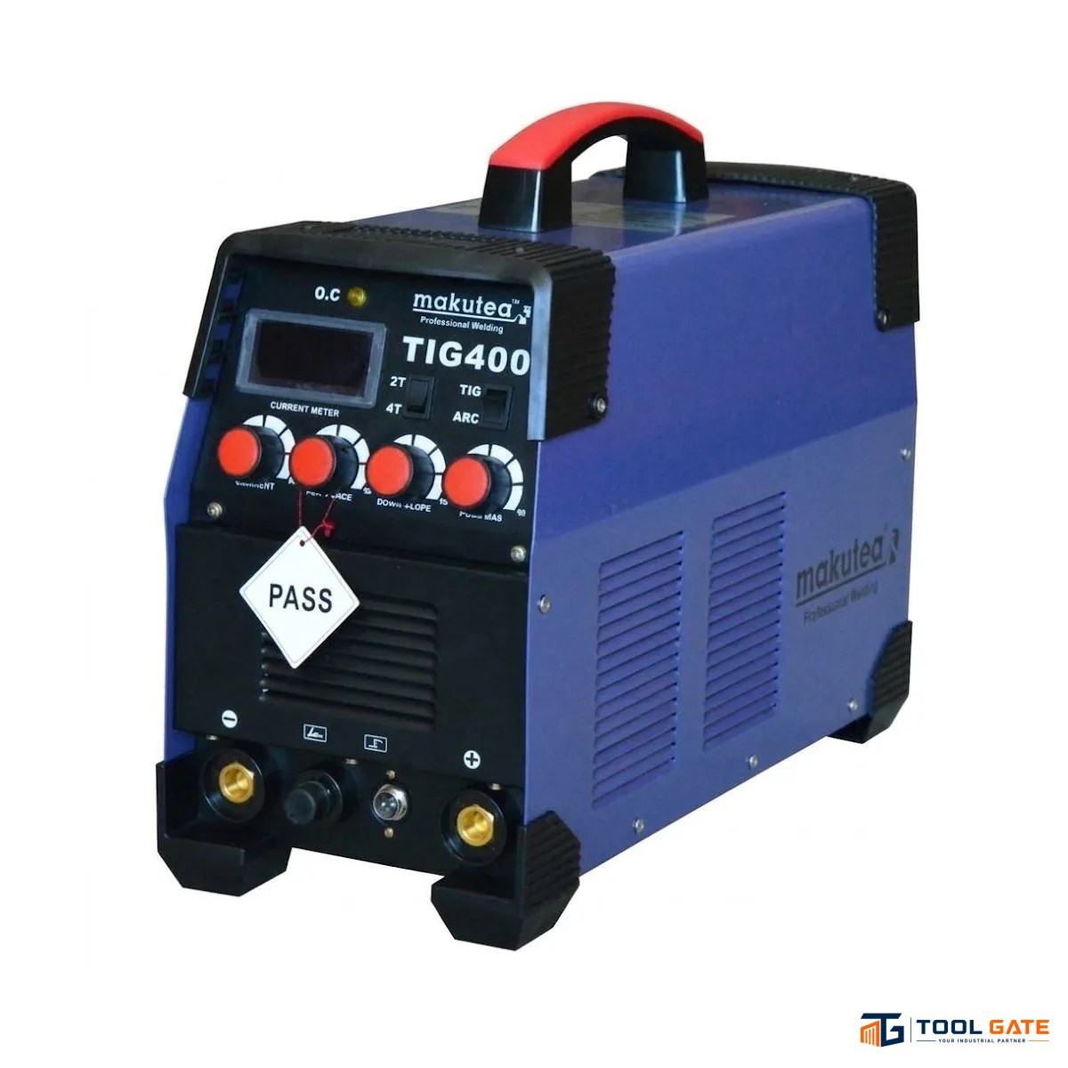 ماكينة لحام ارجون MAKUTEA TIG 400 أمبير DC بدون Pulse بتكنولوجيا Micro Inverter و380 فولت مكونات يابانية