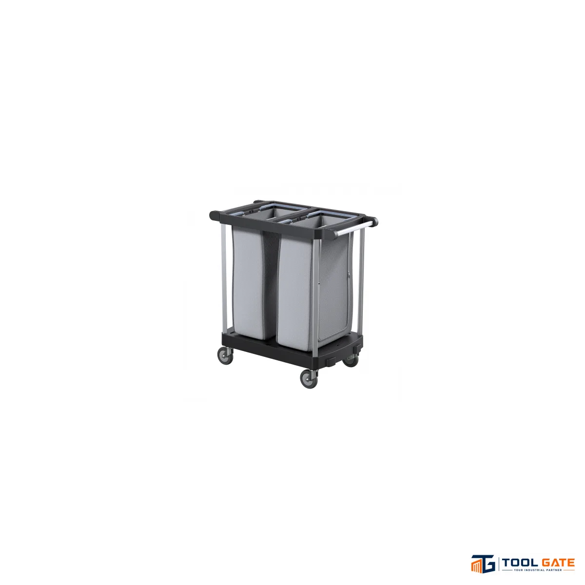 تروللي جمع غسيل فندقي 2 كيس * 120 لتر ايطالي TWT OPERA 10.1 Hotel Laundry Collecting Trolley
