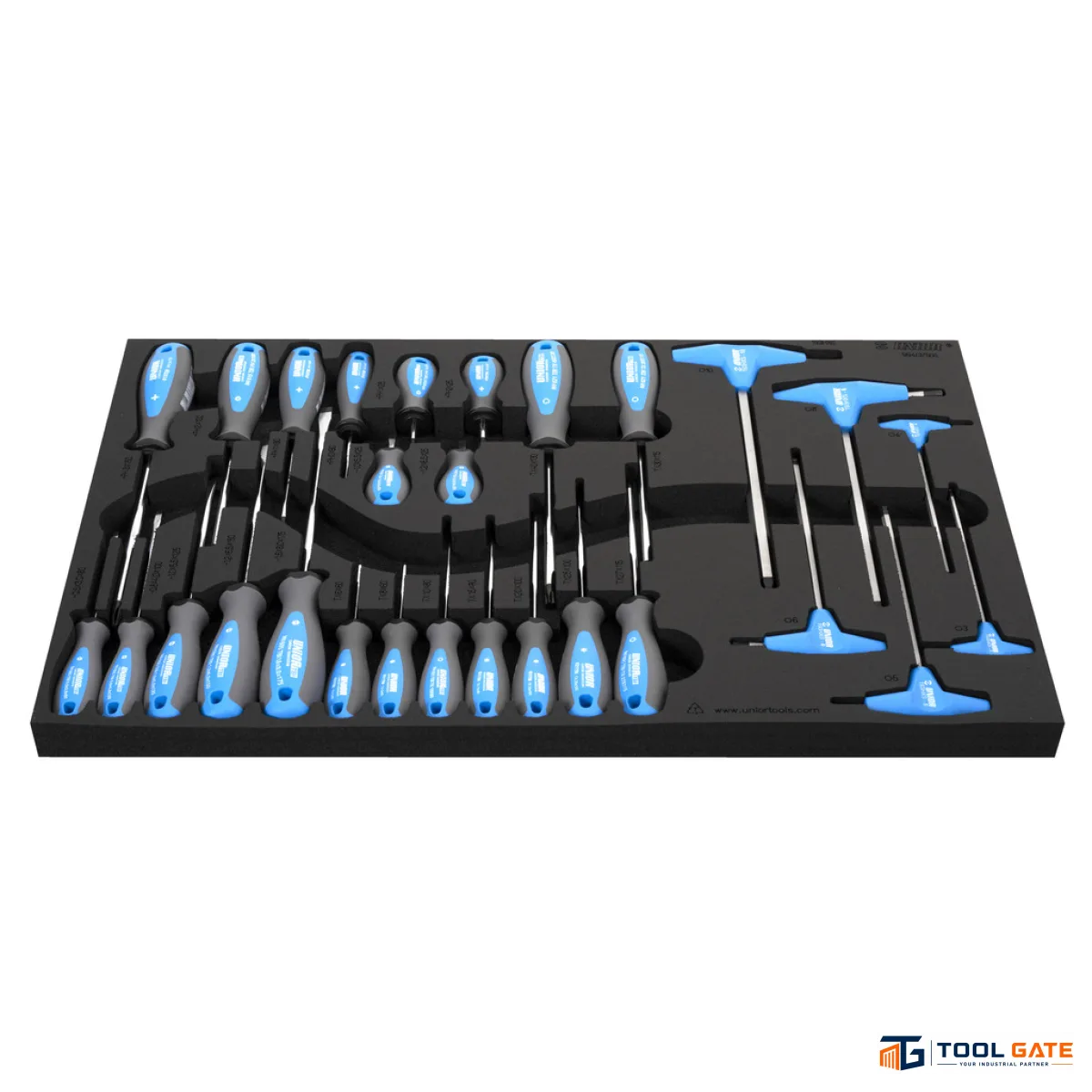 طقم مفكات وألن متنوعة 28 قطعة - Screwdriver & Hex Wrench Set يونيور سلوفيني موديل 964/37SOS