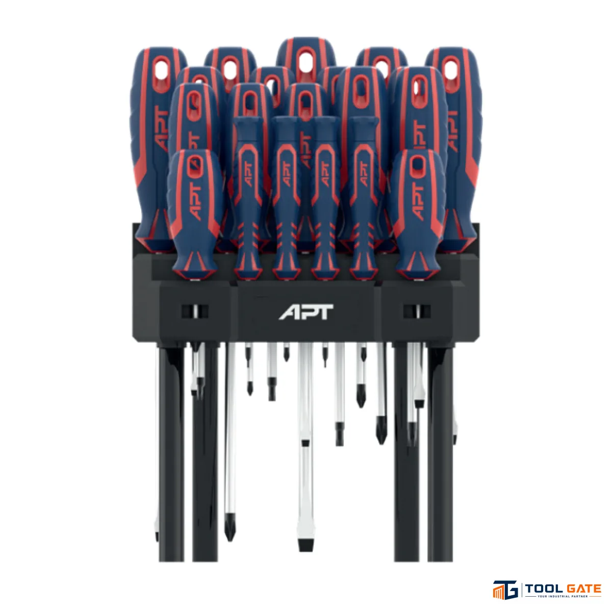 طقم مفكات 20 قطعة مع ستاند APT AH148078-20