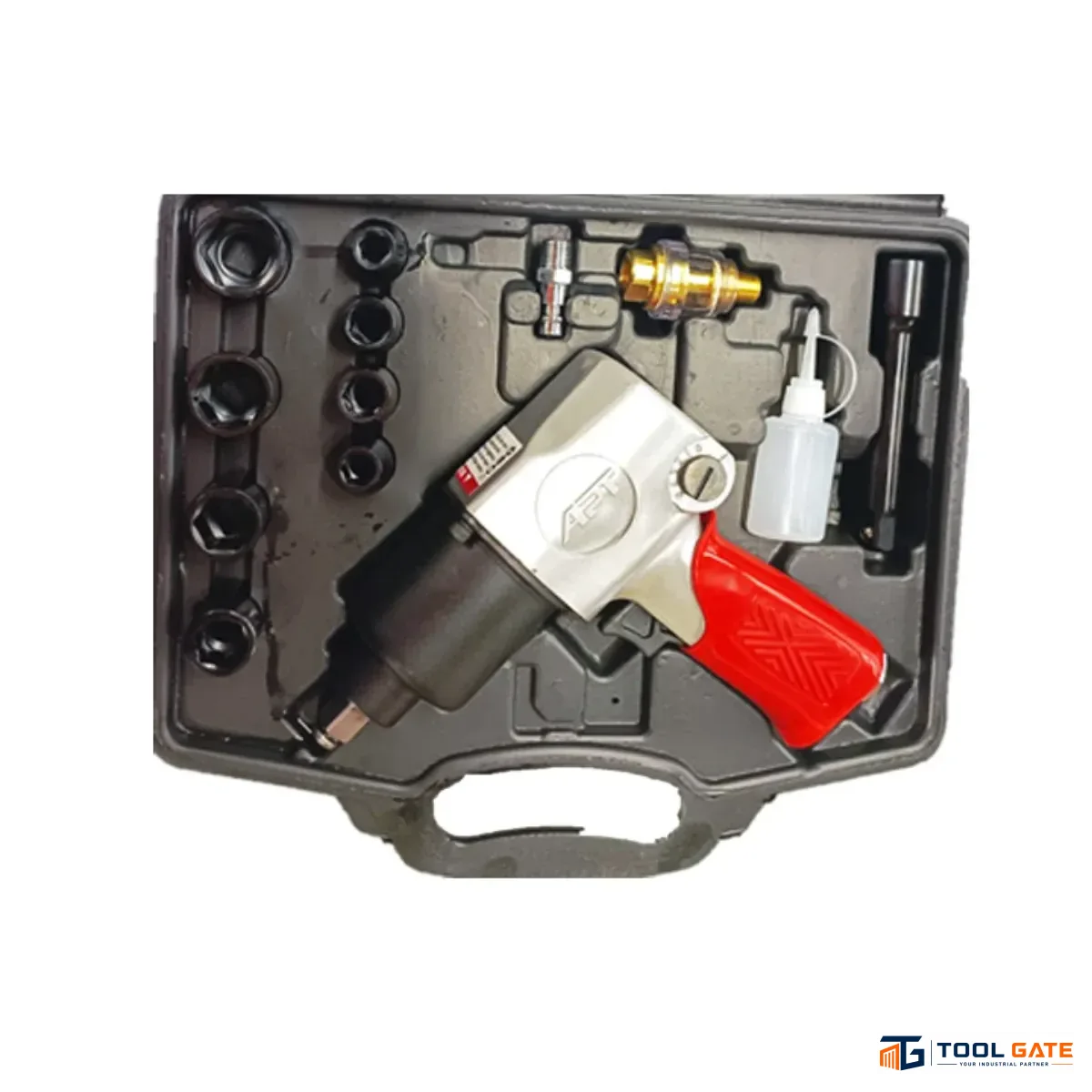 طقم دريل فك وربط هواء APT 1/2 بوصة 640 نيوتن متر 13 قطعة DW30301-KIT
