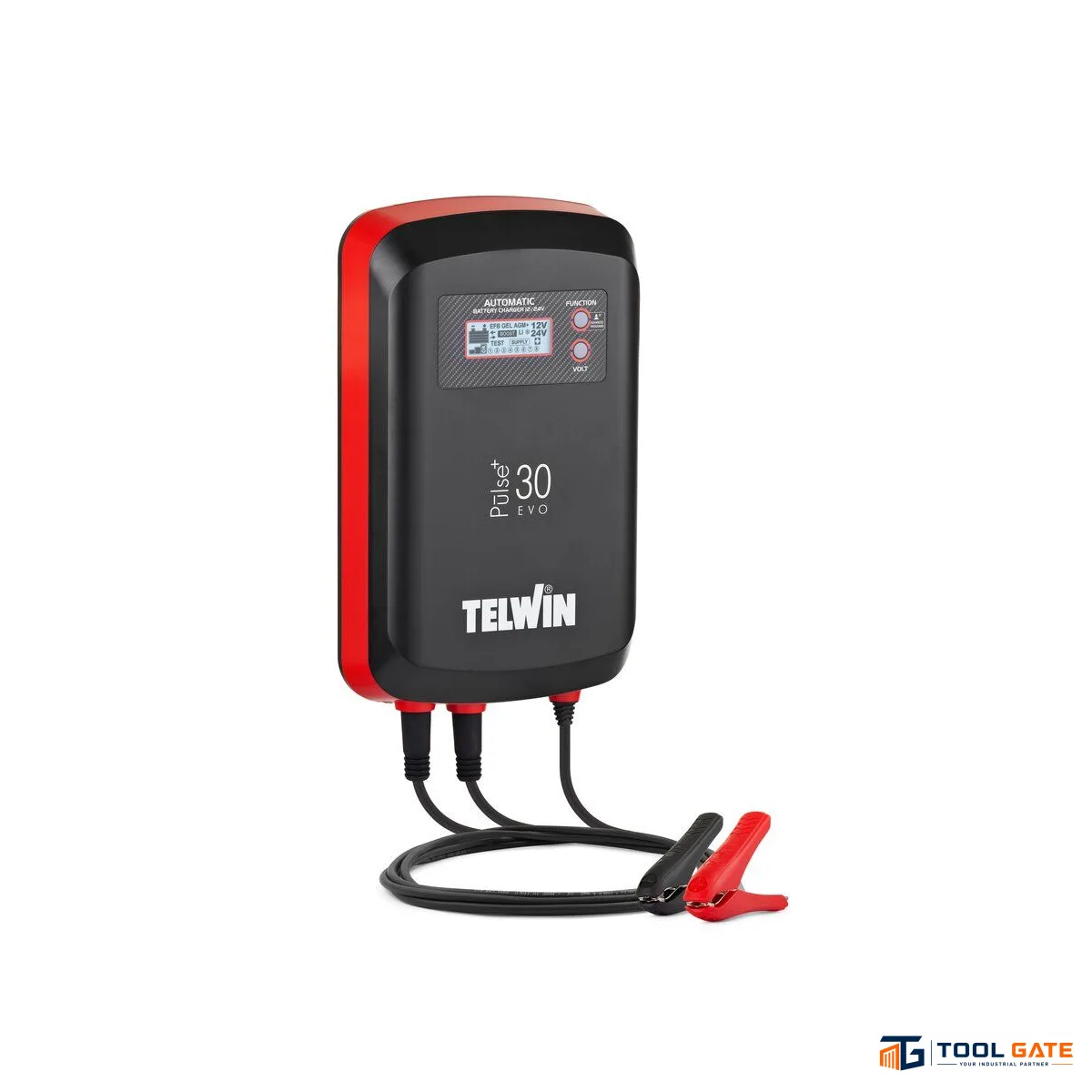 تونجر شحن بطاريات 400 أمبير 6/12/24 فولت تيلوين ايطالي Telwin PULSE 30 – 6/12/24V Electronic Battery Charger & Tester