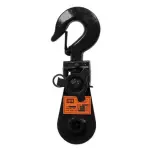 بكارة هوك انجليزي خدمة شاقة حمولة 2 طن للواير  Snatch Block Shackle with Hook قطر 3 بوصة HICTOOR HHSBH32