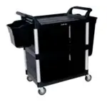 ترولي خدمة غرف احترافي لون اسود يني 3Shelf Service Trolley