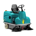 ماكينة كنس أرضيات شوارع وممرات قيادة Eureka RIDER 1201 EB – بطارية