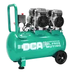 كمبروسر هواء صيني DCA AQE1300×2/50L بدون زيت 50 لتر 2600 وات ضغط 8 بار