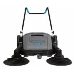 ماكينة كنس شوارع وممرات يدوية BOSS Manual Sweeper – عرض كنس 92 سم وسعة 55 لتر