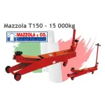 كوريك تمساح إيطالي MAZZOLA T150 سعة 15 طن وارتفاع رفع 600 مم